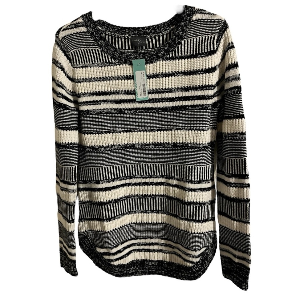 NWT Market & Spruce Finlee Striped Pullover Sweater